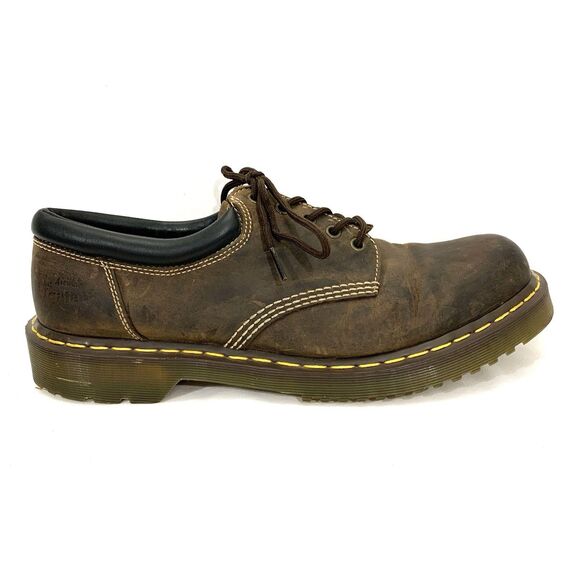 Dr. Martens 8053 Brown Leather 4 Eye Lace Up Shoes Mens Size 14 (EU 48) main image 12
